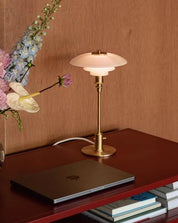 Retro Three - shade Dimmable Lamp - PH 2/1 Table - PH 2/1 Table - Pale Rose Brass - INSPECIAL HOME