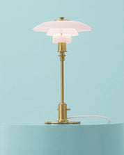 Retro Three - shade Dimmable Lamp - PH 2/1 Table - PH 2/1 Table - Pale Rose Brass - INSPECIAL HOME