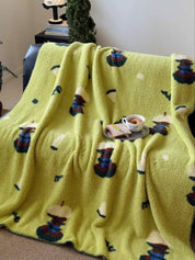 Sunny Meadow Throw Blanket, Soft Fluffy Sofa Throw for Cozy Living Room Decor -Throw Blanket- Sunny Meadow Throw Blanket - INSPECIAL HOME