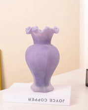 Vintage French Style Dopamine Fenton Glass Vase - Vases - Vintage French Style Dopamine Fenton Glass Vase-Lavender - INSPECIAL HOME
