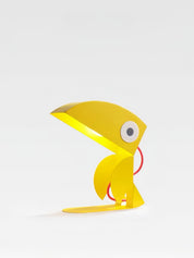 Whimsical Eclectic Memphis Cute Parrot Table Lamp for Study - Full Spectrum Eye Protection Decorative Desk Lamp - Night Lights & Ambient Lighting - Contemporary Parrot Table Bedside Lamp - INSPECIAL HOME