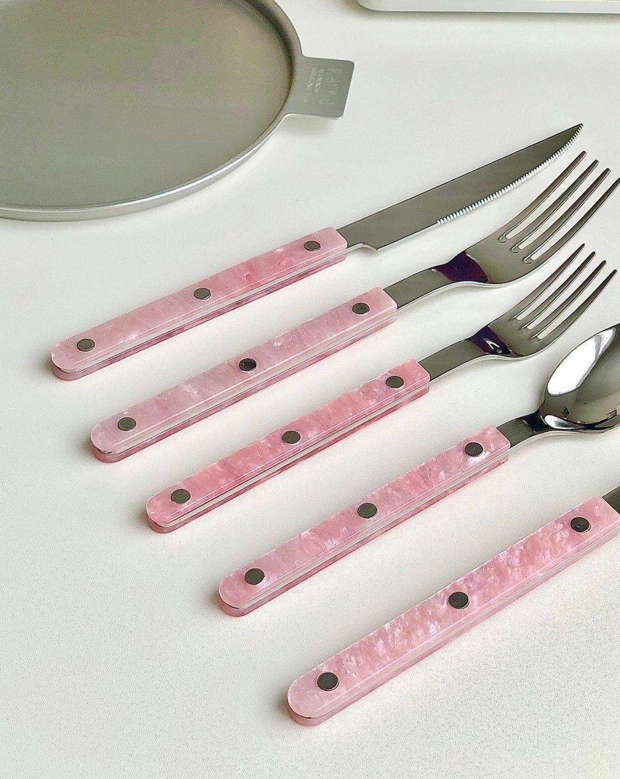 49 Pcs Silverware Set for 8 Stainless Steel Flatware Cutlery