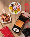 All-in-One Automatic Donut, Waffle & Sandwich Maker Machine - All-in-one Donut, Waffle & Sandwich Maker Machine - INSPECIAL HOME