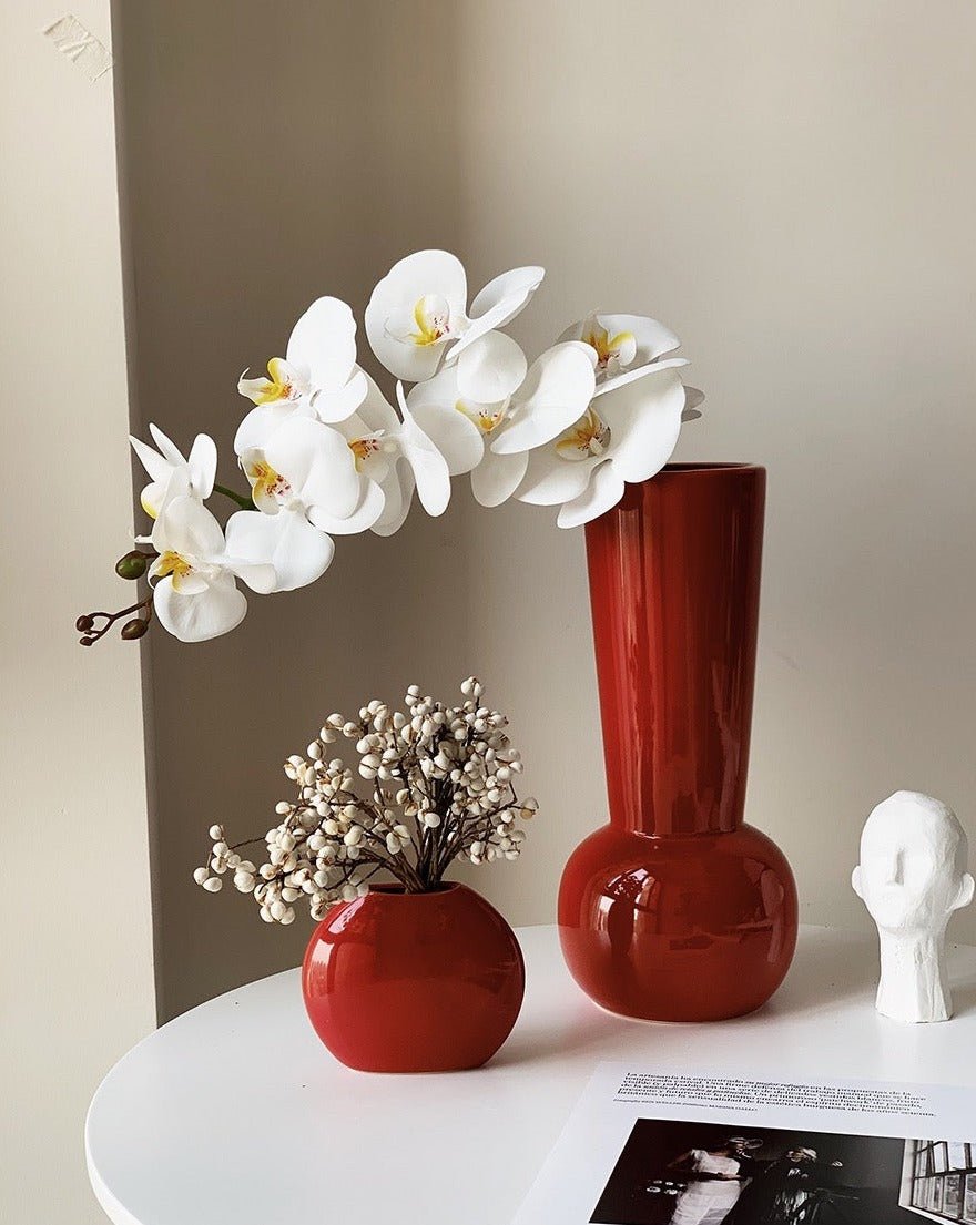Bauhaus Style Ceramic Art Deco Vase - Ceramic Bauhaus Style Art Deco Vase - Combo 1 - INSPECIAL HOME