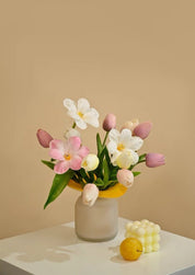 Contemporary Decorative Blooming Vase - Whimsical Eclectic Centerpiece Vases for Wedding & Dinner Party - Vases - Dreamy Gradient Contemporary Decorative - Barbie - Tall Glass Vase - INSPECIAL HOME