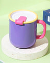 Dopamine Vacuum Insulated Coffee Mug with Lid & Handle - Dopamine Vacuum Insulated Coffee Mug with Lid & Handle - Grape - INSPECIAL HOME