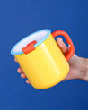 Dopamine Vacuum Insulated Coffee Mug with Lid & Handle - Dopamine Vacuum Insulated Coffee Mug with Lid & Handle - Citrus - INSPECIAL HOME