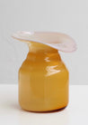Dreamy Dopamine Contemporary Decorative Glass Vase - Dreamy Gradient Contemporary Decorative Glass Vase-Honey - Stout - INSPECIAL HOME