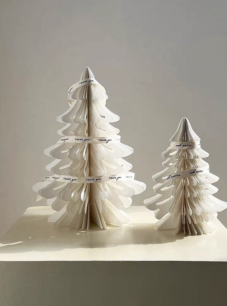 Foldable Tree Foldable Accordion Christmas Tree Set of 2Pcs - Decoration for Table S ...