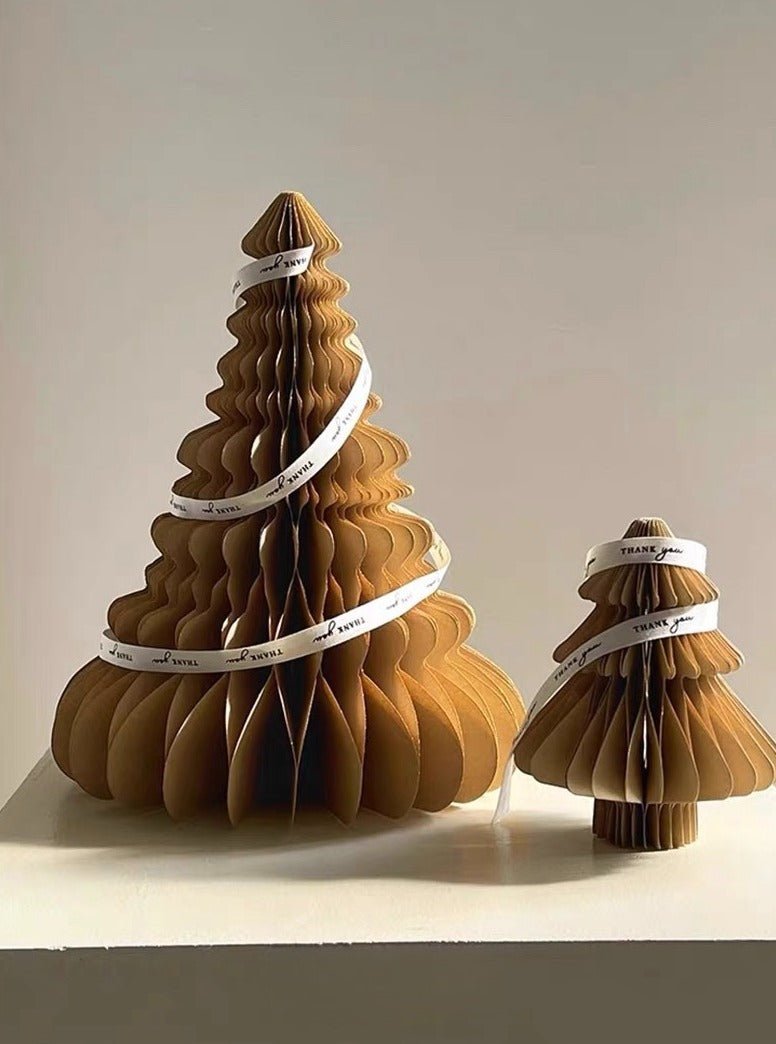 Foldable Tree Foldable Accordion Christmas Tree Set of 2Pcs - Decoration for Table S ...