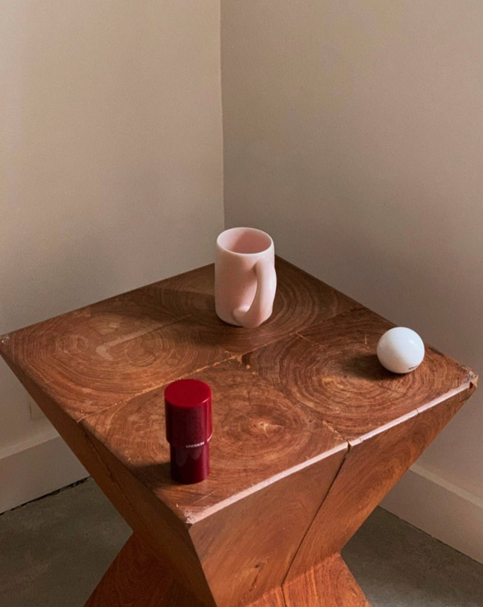 Handcrafted Ceramic Chubby Mugs with Big Twisted Handle - Unique Stylish Tea & Coffee Cups - Mugs - Chubby Mugs with Big Twisted Handle-Melon - Inspecial Home