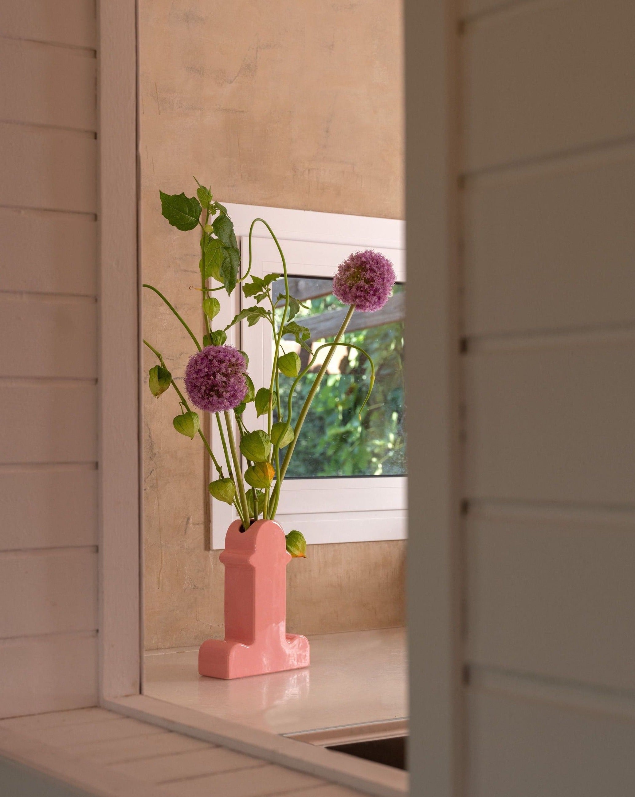 Handmade Memphis Ceramic Dick Vase - Unique and Decorative
