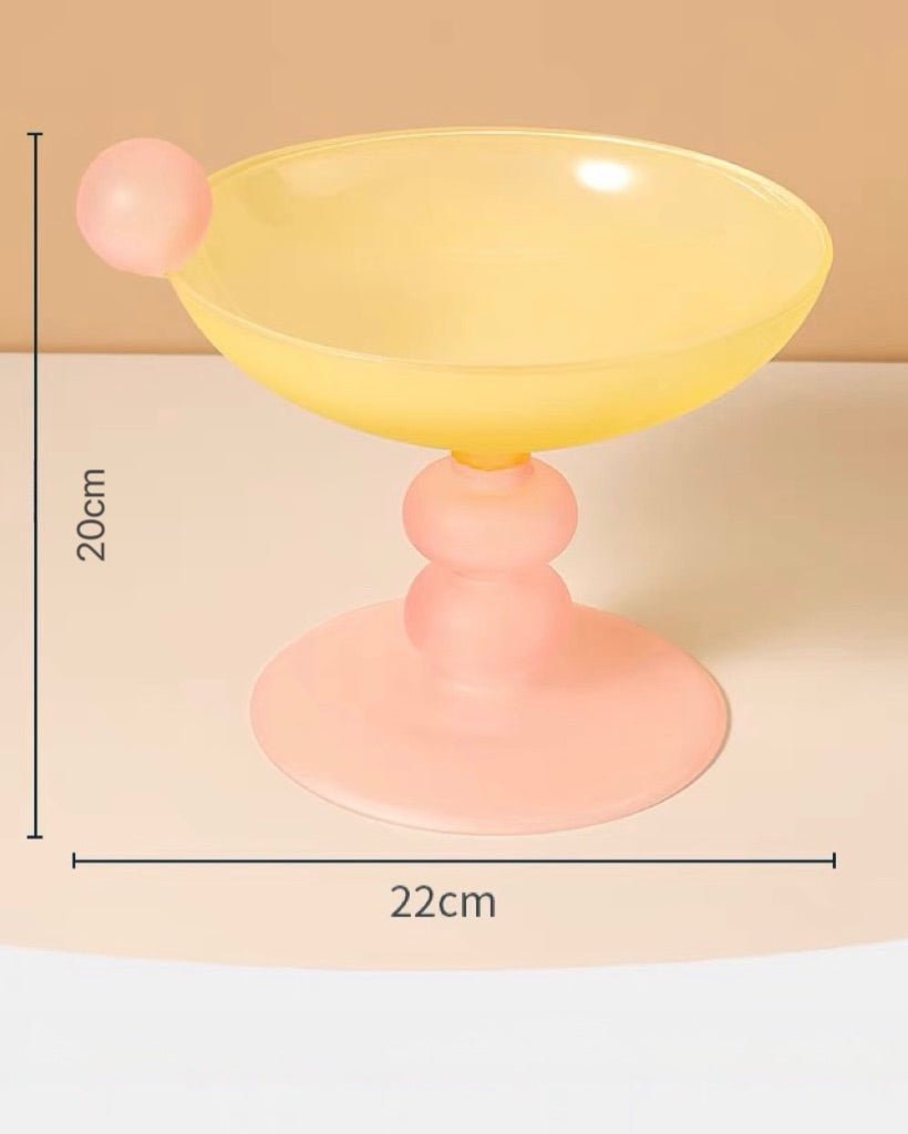 Jelly Bean Fruit Bowl - Gorgeous Dopamine Centerpiece For Table Setting - Jelly Bean Fruit Bowl-Peach - Medium - INSPECIAL HOME