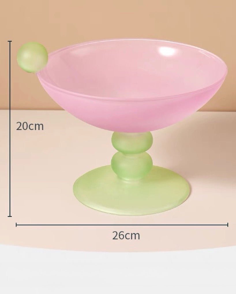 Jelly Bean Fruit Bowl - Gorgeous Dopamine Centerpiece For Table Setting - Jelly Bean Fruit Bowl-Grape - Large - INSPECIAL HOME