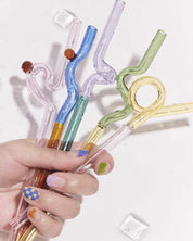 Jelly Bean Wine Glass Set - Whimsical Eclectic Dopamine Cocktail Coupe - Stemware - Jelly Bean Goblet Set-Blueberries-4 Pcs - INSPECIAL HOME