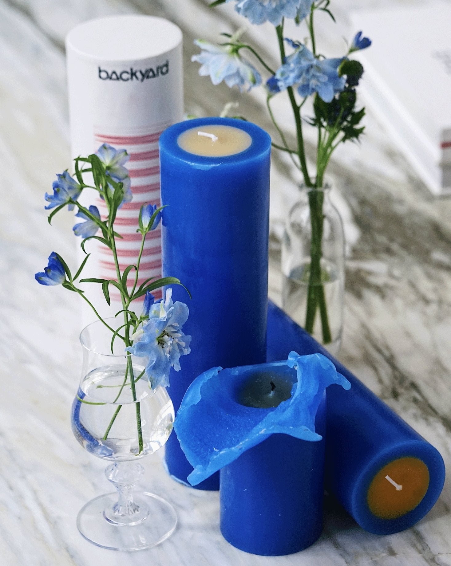 Luxury Blooming Pillar Scented Candles - Luxury Blooming Pillar Scented Candles - Breeze - INSPECIAL HOME