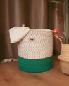 Maximalism Inspired Handmade Woven Laundry Storage Baskets - Woven Laundry Storage Baskets-Oasis - INSPECIAL HOME