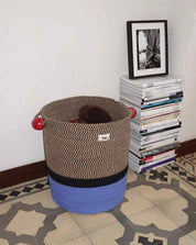 Maximalism Inspired Handmade Woven Laundry Storage Baskets - Woven Laundry Storage Baskets-Rocky Coastline - INSPECIAL HOME