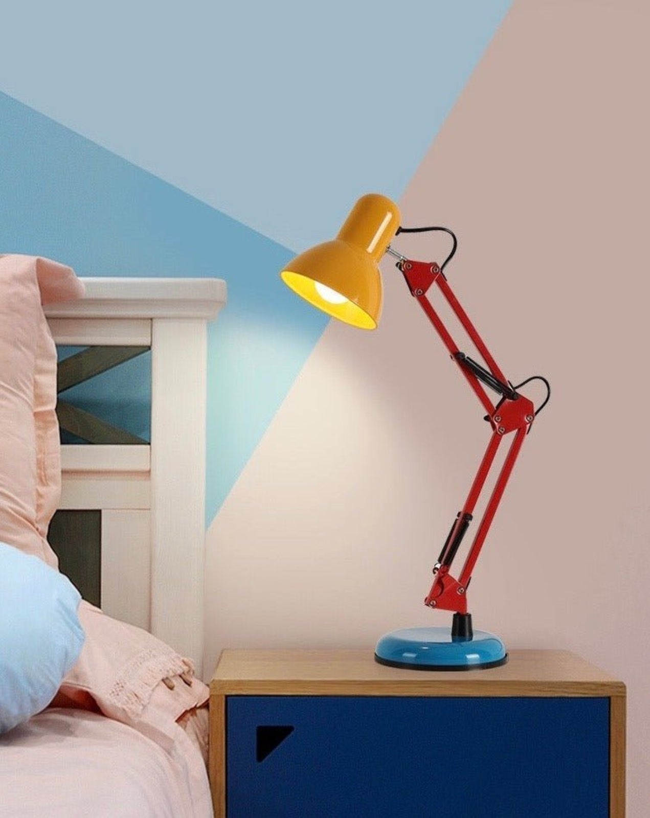 Memphis Retro Table Lamp for Study - Full Spectrum Eye Protection Desk Lamp - Night Lights & Ambient Lighting - Memphis Retro Table Lamp - Inspecial Home