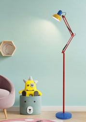 Memphis Retro Tall Metal Floor Lamp - Full Spectrum Eye Protection LED Reading Light - Night Lights & Ambient Lighting - Memphis Retro Tall Metal Floor Lamp - INSPECIAL HOME