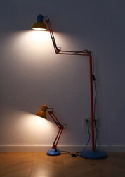 Memphis Retro Tall Metal Floor Lamp - Full Spectrum Eye Protection LED Reading Light - Night Lights & Ambient Lighting - Memphis Retro Tall Metal Floor Lamp - INSPECIAL HOME