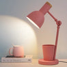 Modern Metal Desk Lamp with Pen Holder - Modern Metal Desk Lamp with Pen Holder-Pink - INSPECIAL HOME