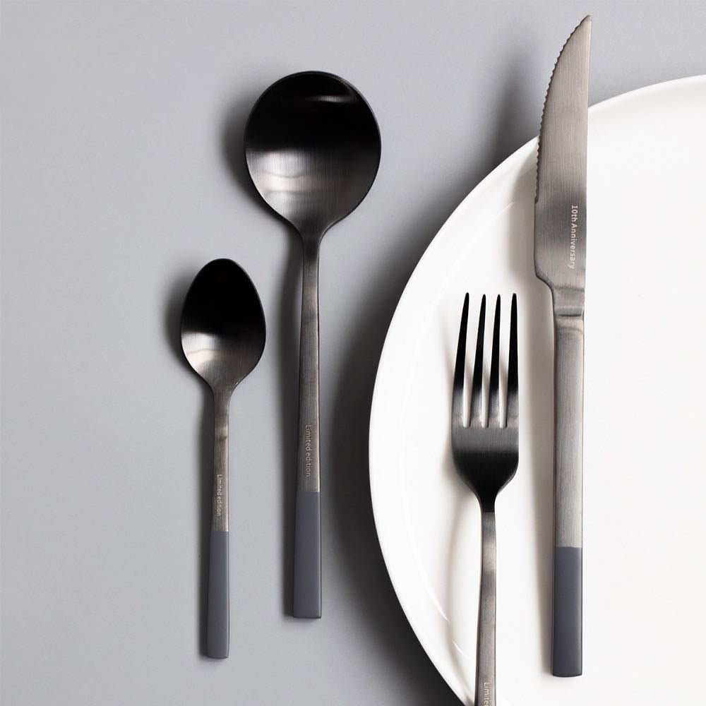 Modern Nordic Matte Black Stainless Flatware Set ( 4 Pcs) - Modern Nordic Flatware Set ( 4 Pics) - Limited Edition - INSPECIAL HOME