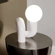 Modern Spiral Bedside Table Lamp - Quirky Whimsical Desk Lamp - Night Lights & Ambient Lighting - Spiral Bedside Table Lamp - Fog - Petite Friture