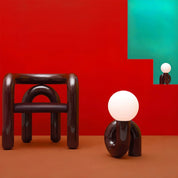 Modern Spiral Bedside Table Lamp - Quirky Whimsical Desk Lamp - Night Lights & Ambient Lighting - Spiral Bedside Table Lamp - Cherry - Petite Friture