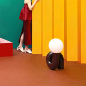 Modern Spiral Bedside Table Lamp - Quirky Whimsical Desk Lamp - Night Lights & Ambient Lighting - Spiral Bedside Table Lamp - Cherry - Petite Friture