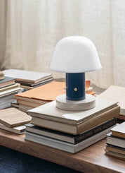 Nordic Cute Mushroom Setago Table Lamp - Dimmable Portable Quirky Nursery Light - Night Lights & Ambient Lighting - Nordic Cute Mushroom Table Lamp-Twilight & Sand - &Tradition