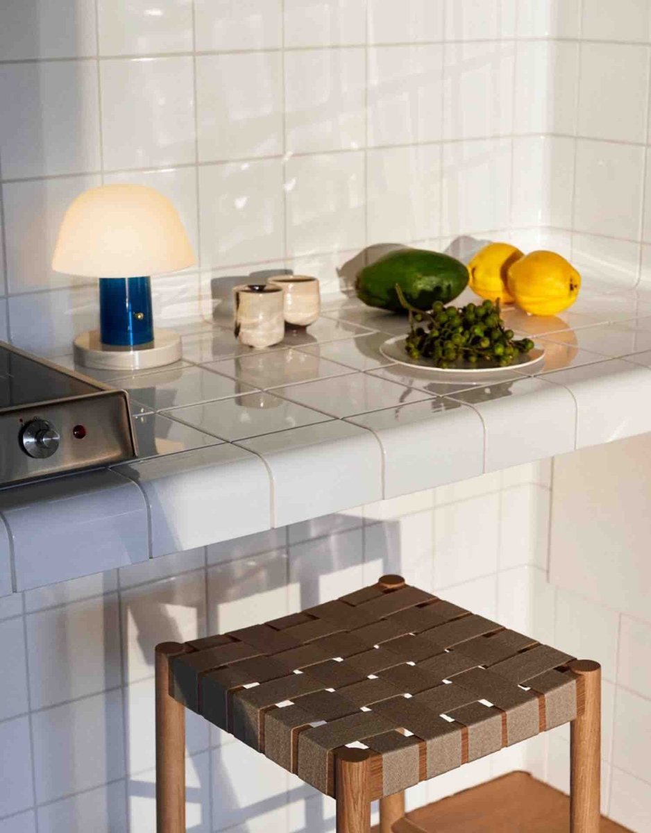 Nordic Cute Mushroom Setago Table Lamp - Dimmable Portable Quirky Nursery Light - Night Lights & Ambient Lighting - Nordic Cute Mushroom Table Lamp-Rust & Thunder - &Tradition