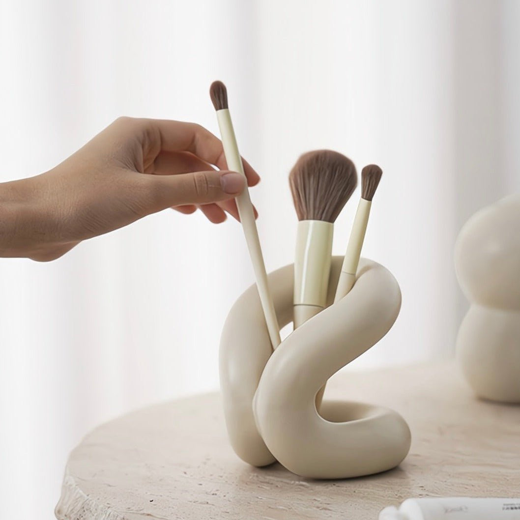 Nordic Style Ceramic Foundation Brushes Holders - Nordic Style Ceramic Foundation Brushes Holders-Cheese - INSPECIAL HOME