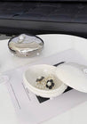 Nordic Style Ceramic Shell Jewellery Box Case - Shell Jewellery Box - Silver - INSPECIAL HOME