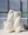 Nordic Marshmallow Ceramic White Flower Vase | Modern Decorative Vase - Nordic Style Marshmallow Vase - Chubby - INSPECIAL HOME