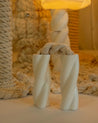 Nordic Marshmallow Ceramic White Flower Vase | Modern Decorative Vase - Nordic Style Marshmallow Vase - Chubby - INSPECIAL HOME
