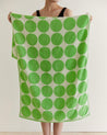 Organic Soft Green Polka Dot Bath ToweL - Green Polka Dot Bath Tower - Bath Towel - INSPECIAL HOME