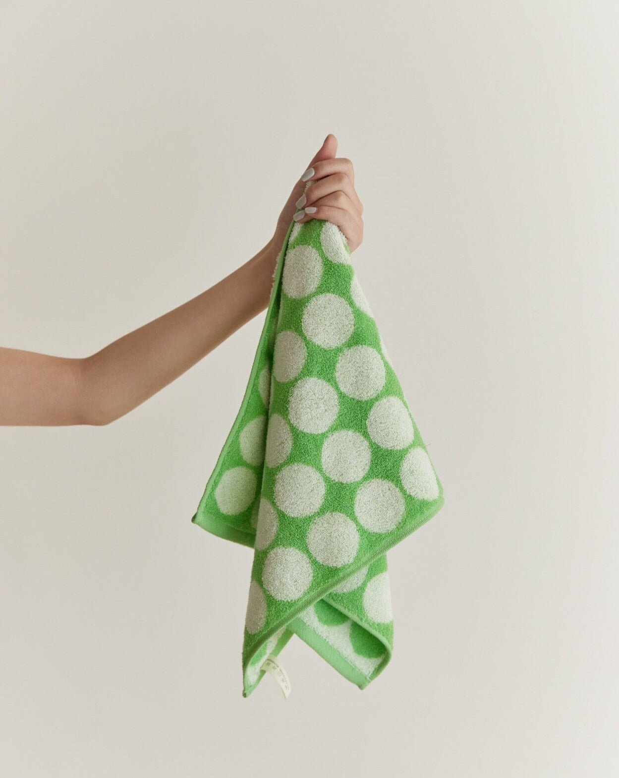 Organic Soft Green Polka Dot Bath ToweL - Green Polka Dot Bath Tower-Towel - INSPECIAL HOME