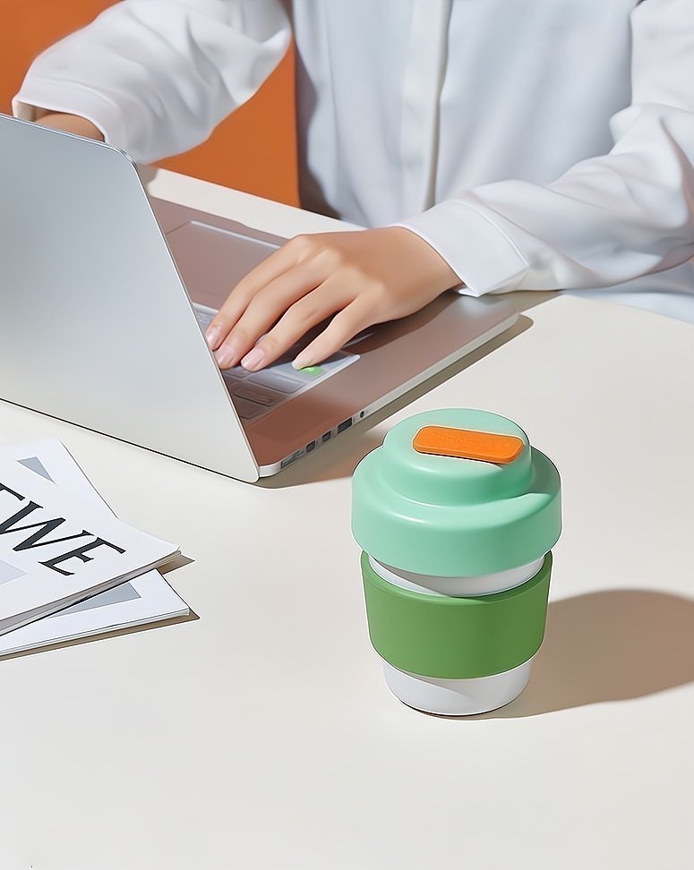 Gummies Vacuum Insulated Tumbler Coffee Mug with Lid - Rainbow Vacuum Insulated Tumbler - Mint - INSPECIAL HOME