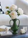 Vintage Dual-Handled Ceramic Vase - Vintage Dual-Handled Ceramic Vase-Jade - INSPECIAL HOME
