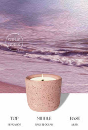 Wood Wick Soy Wax Scented Candle - Breath Of Nature Scented - Alps Pink - Candles - Wood Wick Soy Wax Scented Candle - Breath Of Nature Scented - Alps Pink - INSPECIAL HOME