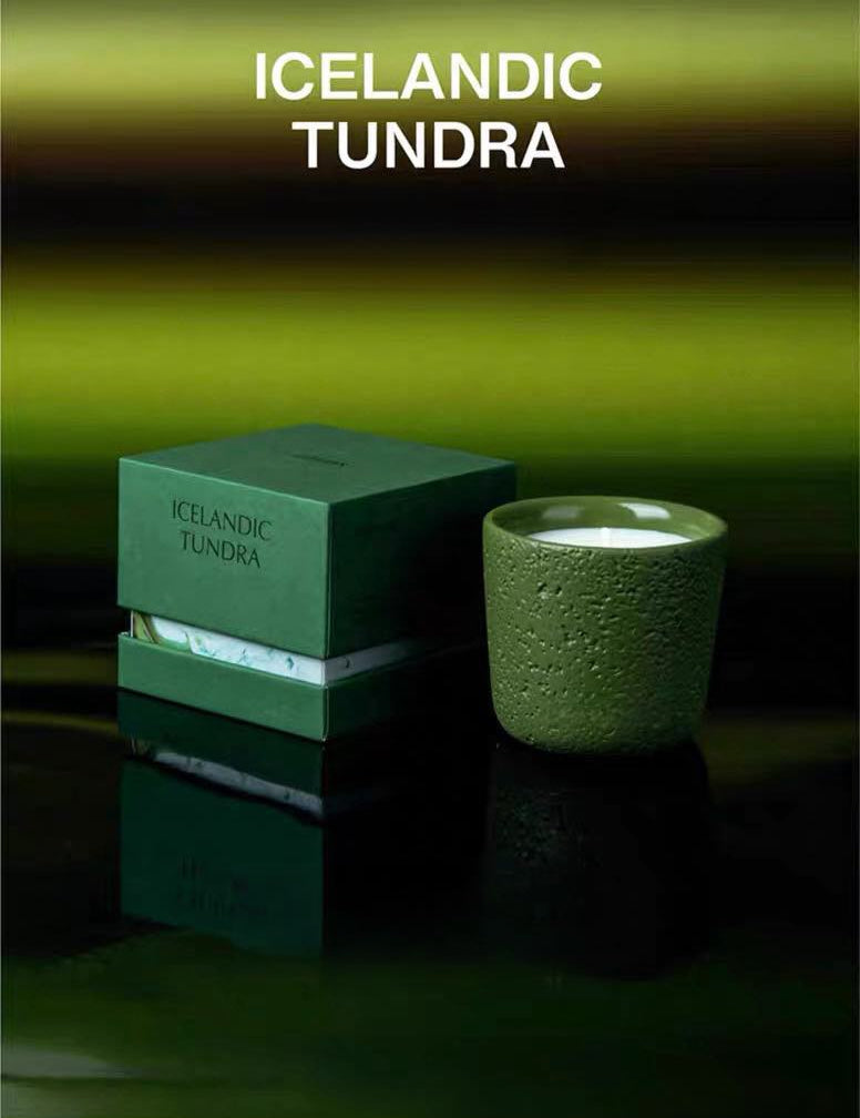 Wood Wick Soy Wax Scented Candle - Breath Of Nature Scented - Iceland Tundra - Candles - Wood Wick Soy Wax Scented Candle - Breath Of Nature Scented - Iceland Tundra - INSPECIAL HOME